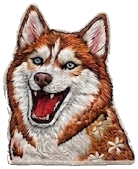 husky red